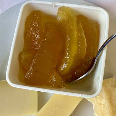 Tipicità gastronomica mantovana: mostarda di mele campanine