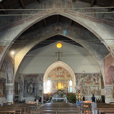 L'aula di un santuario quattrocentesco in Valtenesi